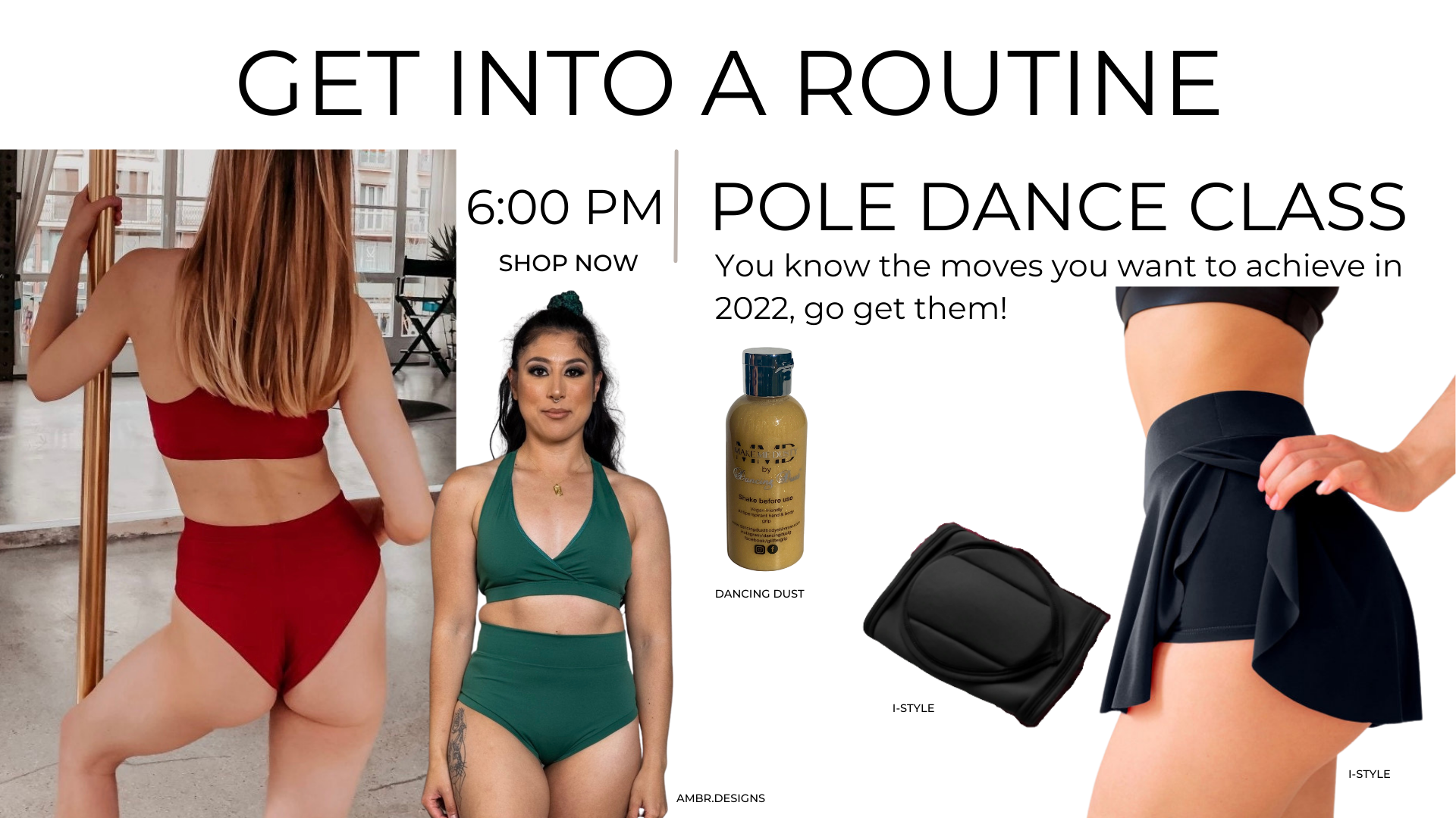 Pole Class Basics Xana Polewear