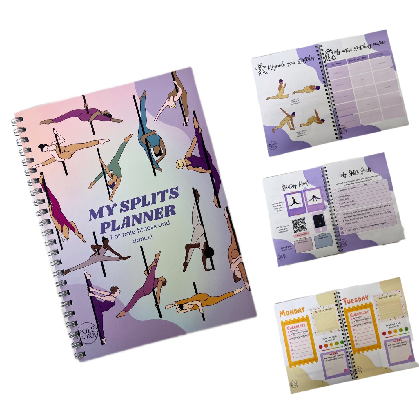 pole damce fitness splits how to training front splits middle flexibility