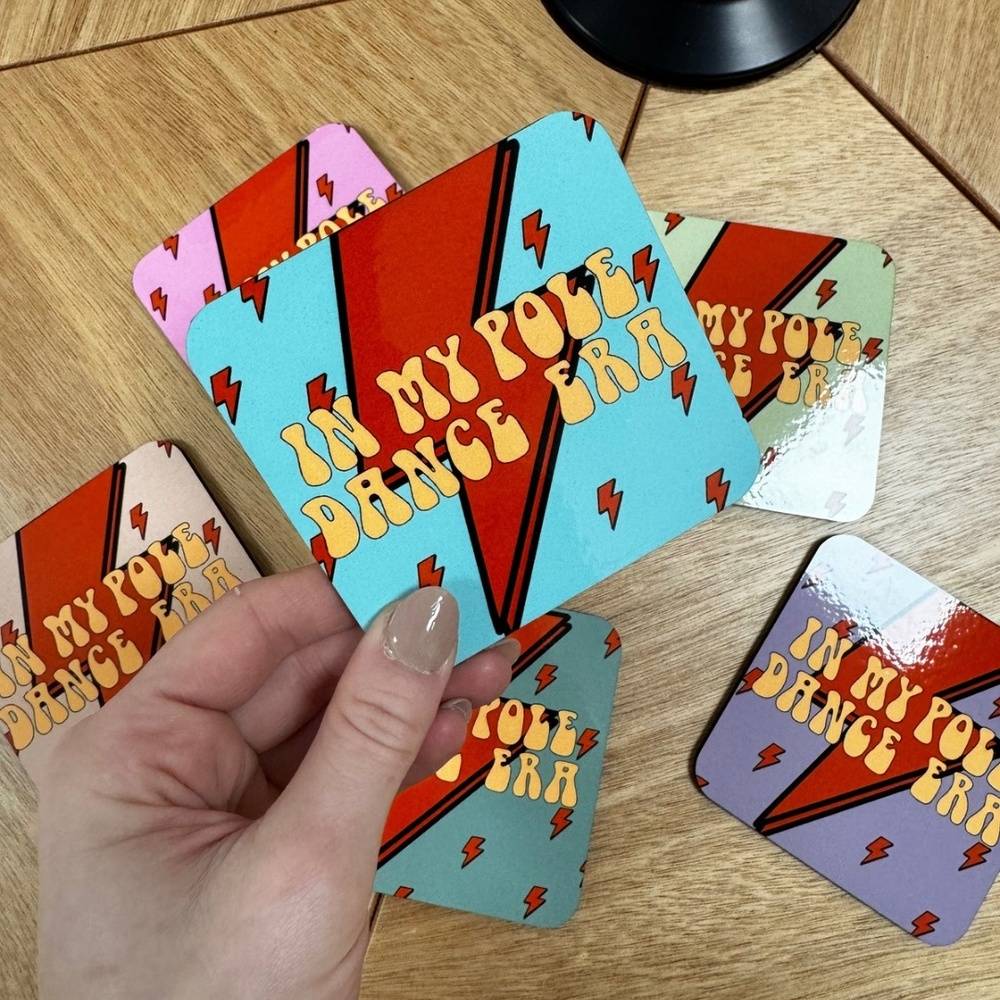 PoleBoxx - 'In My Pole Dance Era' Coasters