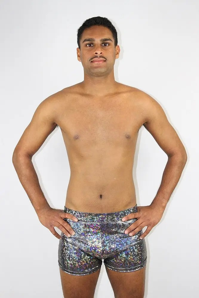 Men’s polewear pole dance and fitness shorts trunks