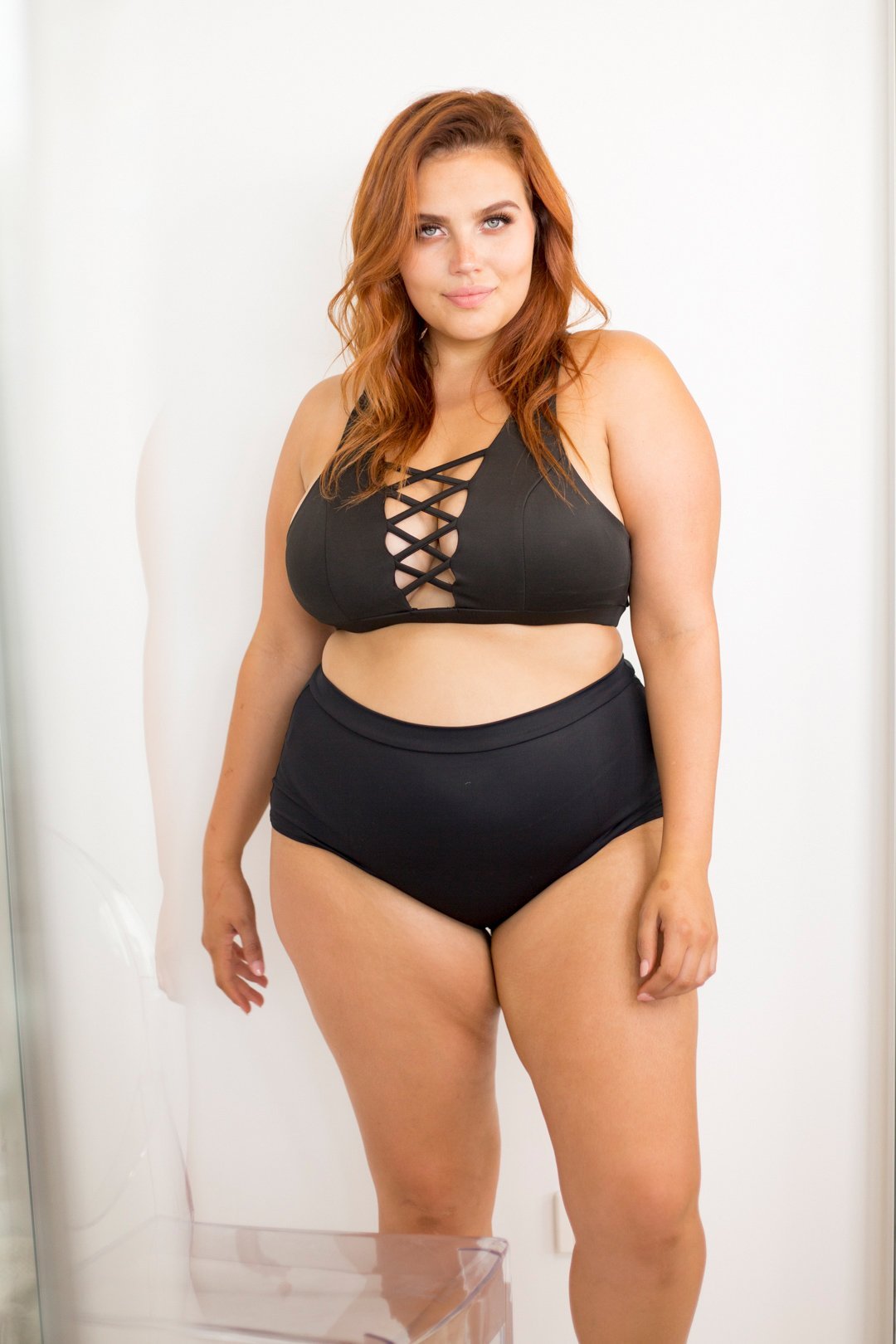 Lunalae High Waist Basic Shorts - Black