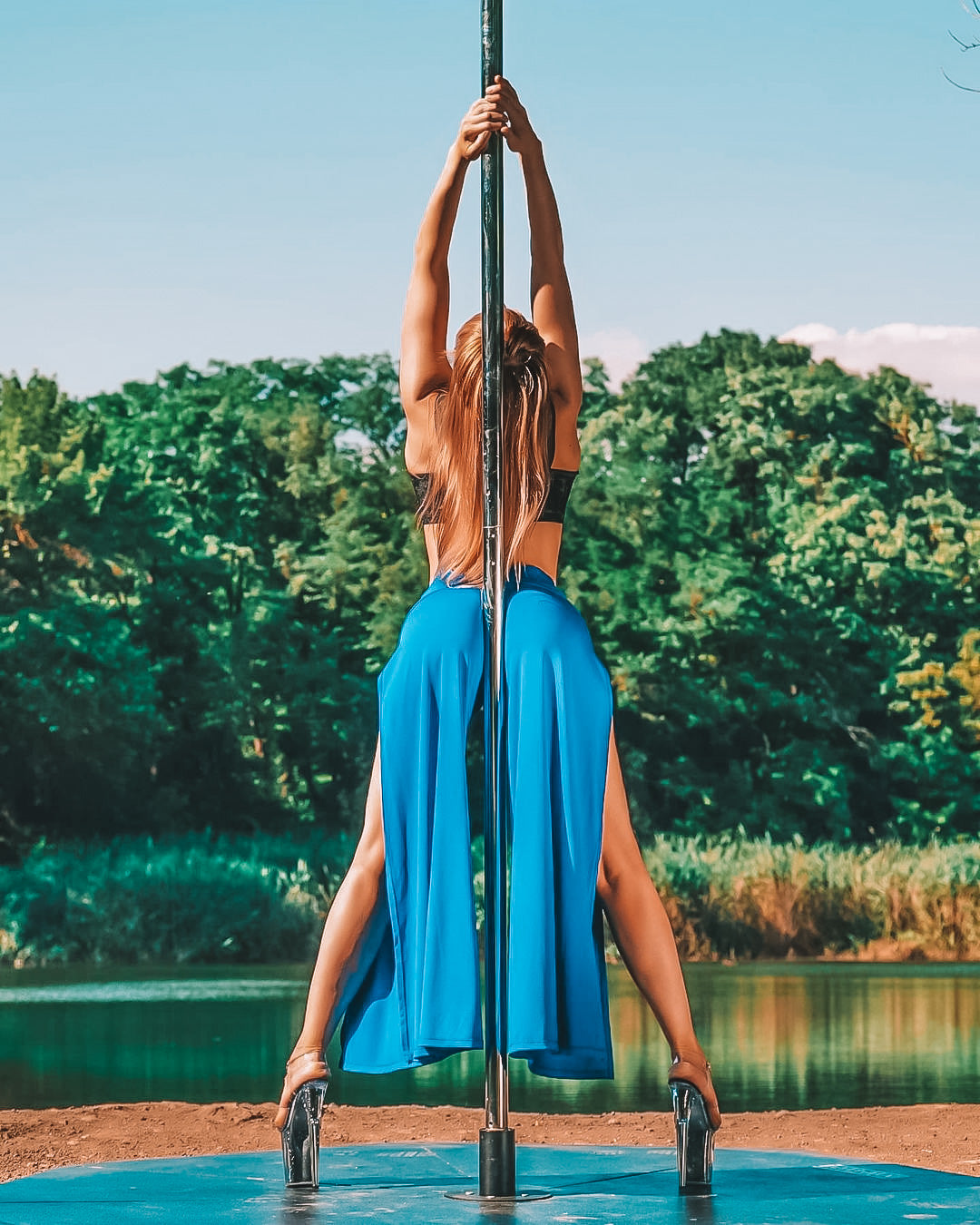 i-style sportswear xana polewear i-conceptions pole fitness dance jumpsuit bodysuit trousers