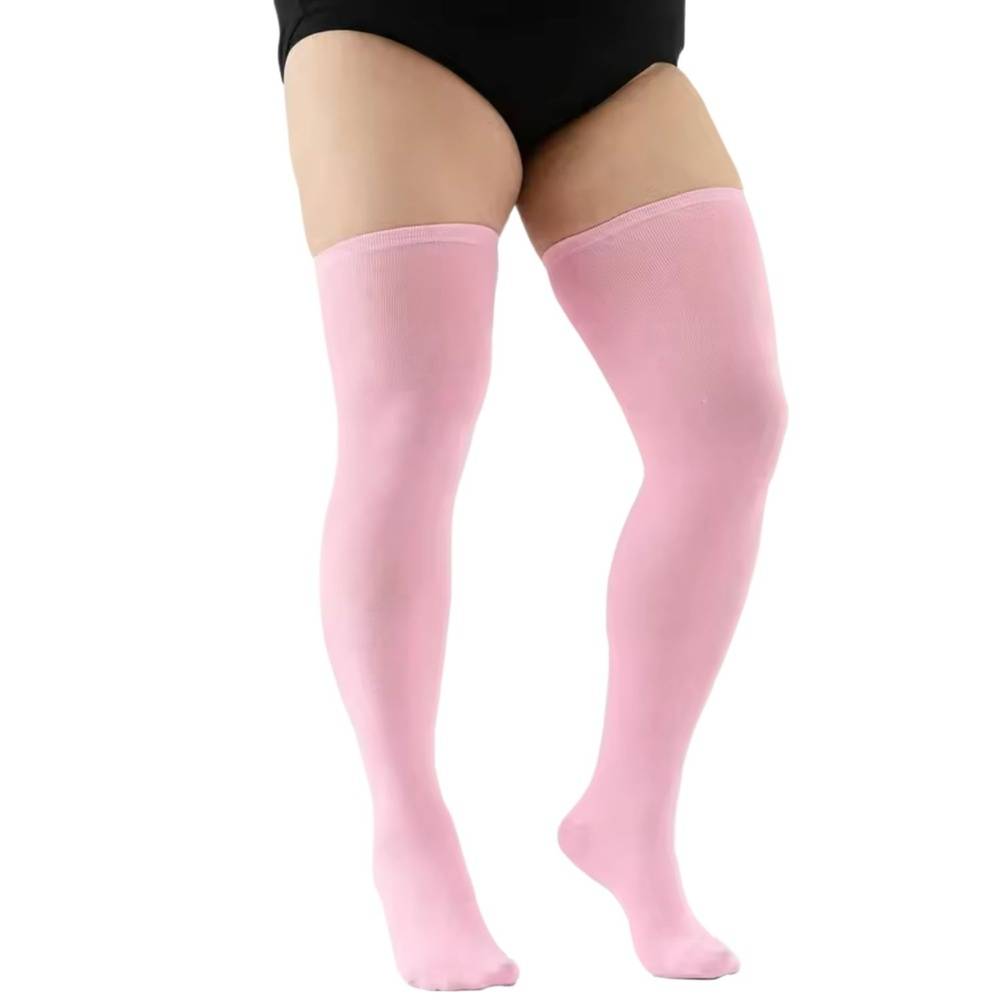 Thigh High Socks - Baby Pink