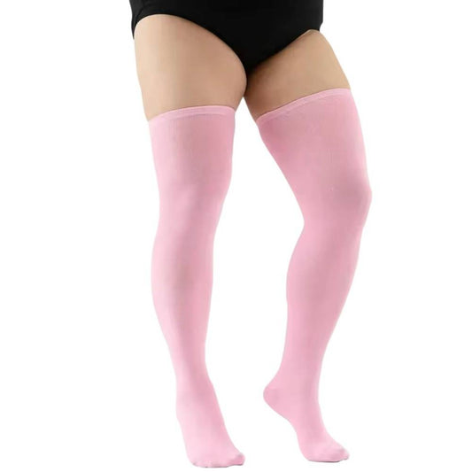 Thigh High Socks - Baby Pink