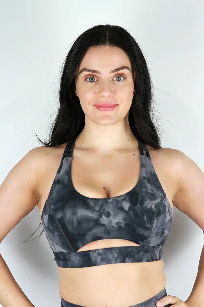 Rarr Designs Marble Trinity Sports Bra