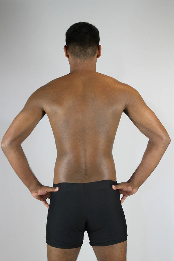 Rarr Designs Black Matte Pole Trunks Mens Polewear