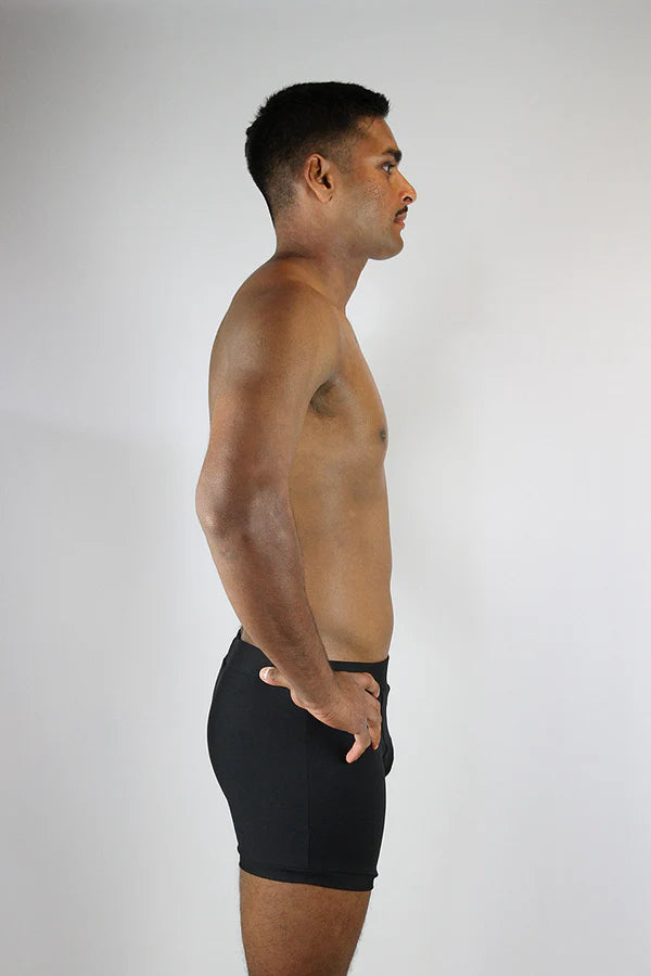 Rarr Designs Black Matte Pole Trunks Mens Polewear